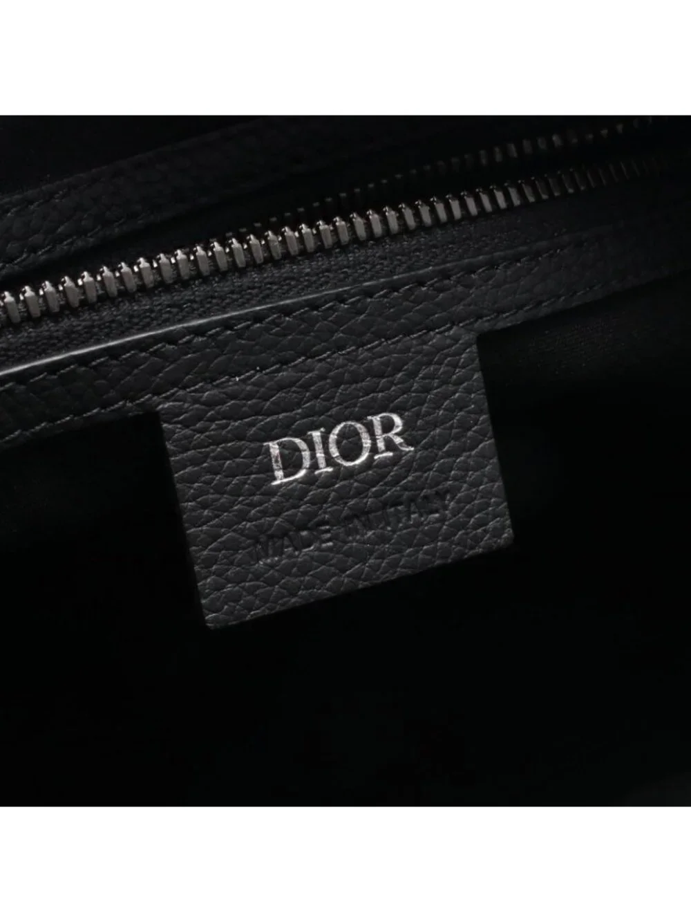 Dior Handbag Weekender 25 Maxi Oblique Black Canvas Leather - Picture 4 of 5